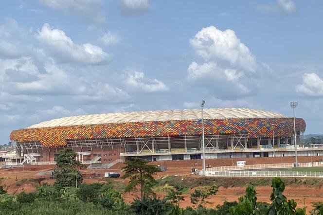 Le stade Olembé à Yaoundé, au Cameroun, en novembre 2021.