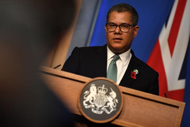 COP26 President Alok Sharma, November 14, London.