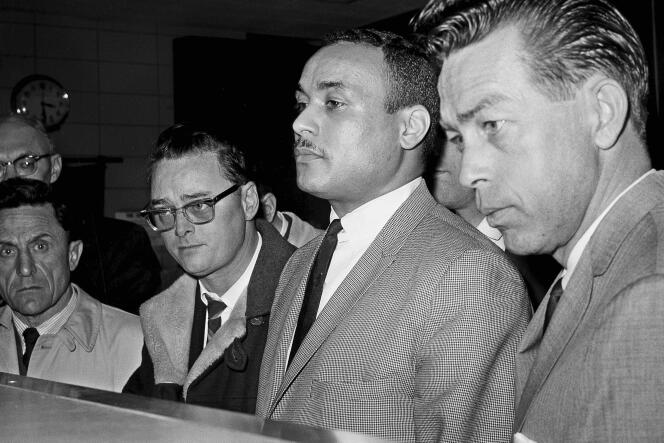 Khalil Islam, deuxième condamné dans le meurtre de Malcolm X, à New York, en mars 1965.