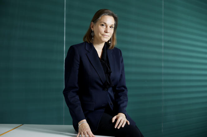 Samantha Besson, spécialiste du droit international, au Collège de France, à Paris, le 20 octobre 2021.