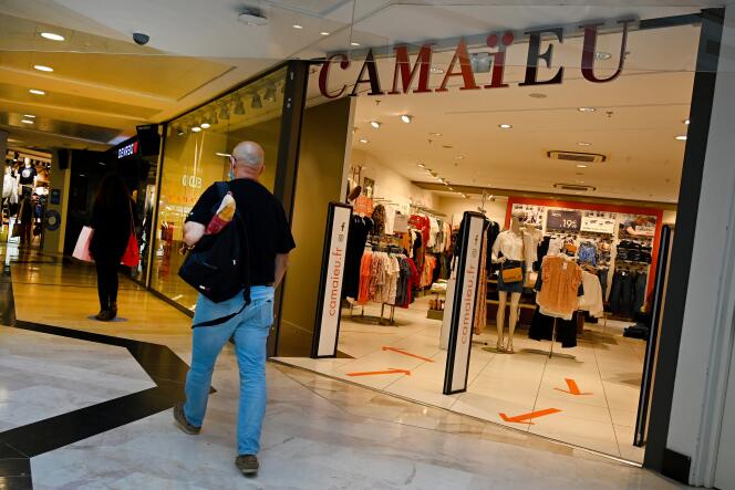 Boutique Camaieu à Rennes, le 18 août 2020.