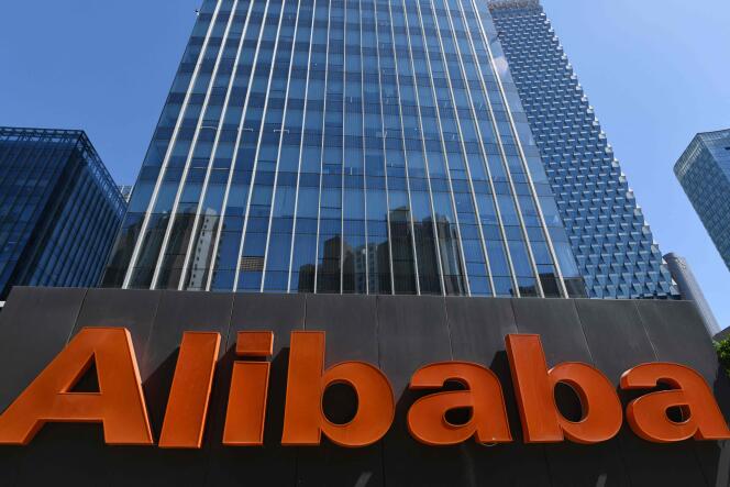 Alibaba offices in Beijing, April 13, 2021.