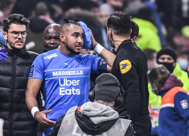 Dimitri Payet was injured in the head by a projectile on Sunday November 21, 2021.