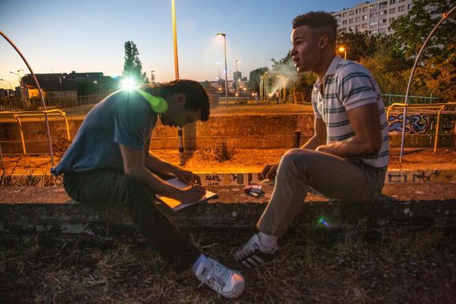 JoeyStarr (Théo Christine) et Kool Shen (Sandor Funtek) dans « Suprêmes », d’Audrey Estrougo.