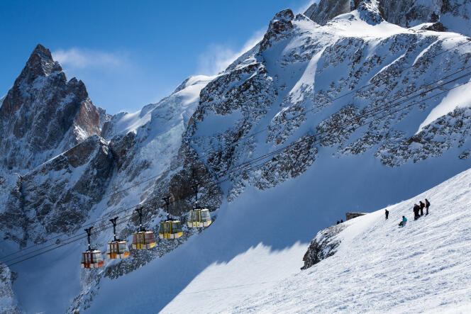 Sur le domaine skiable de La Grave-La Meije (Hautes-Alpes), en 2018.