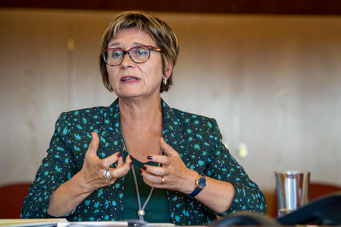 L’actuelle maire de Genève, Frédérique Perler, en 2020.