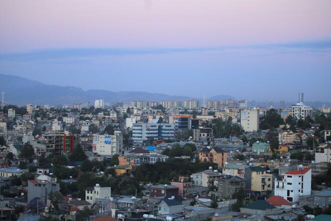 Vue de la ville d’Addis-Abeba, en Ethiopie, le 3 novembre.