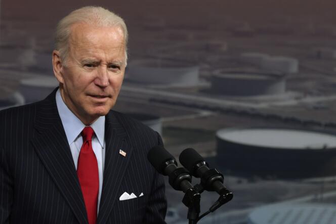 Le président des Etats-Unis, Joe Biden, s’exprime sur l’économie, le 23 novembre 2021, à Washington.