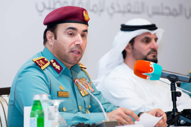 Le général Ahmed Naser Al-Raisi, candidat des Emirats arabes unis à la présidence d’Interpol, en 2018.