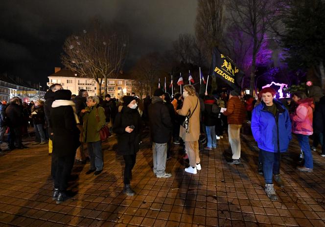 Place Richelieu à Calais, le 25 novembre 2021.