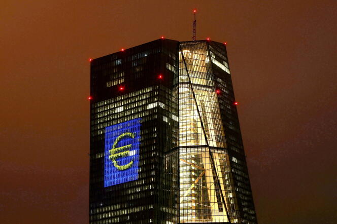 Le siège de la Banque centrale européenne, à Francfort (Allemagne), en 2016.