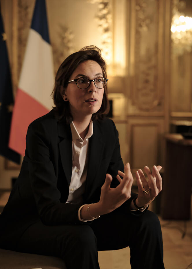 La ministre de la transformation et de la fonction publiques, Amélie de Montchalin, à Paris, le 25 novembre 2021.