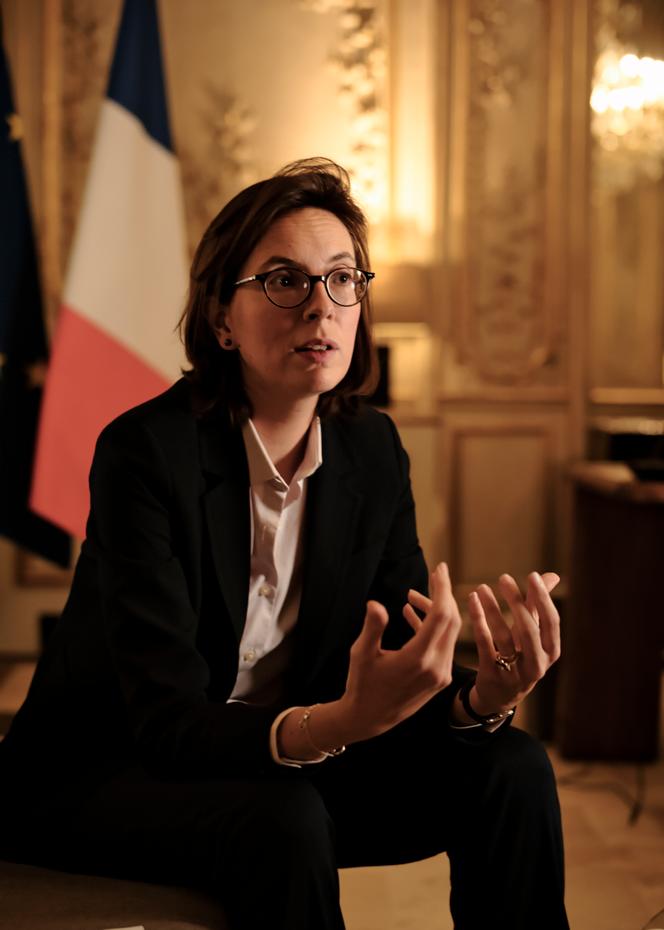 La ministre de la transformation et de la fonction publiques, Amélie de Montchalin, à Paris, le 25 novembre 2021.