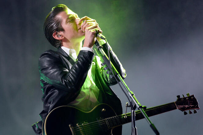 Arctic Monkeys au festival Rock en Seine, à Saint-Cloud (Hauts-de-Seine), en août 2014.
