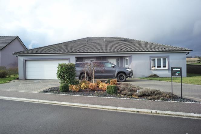 New housing estates intended almost exclusively for cross-border workers, in Tressange (Moselle), in February 2020.