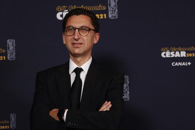 Maxime Saada, président du directoire du groupe Canal+, à la cérémonie des Césars, à Paris, en mars 2021.