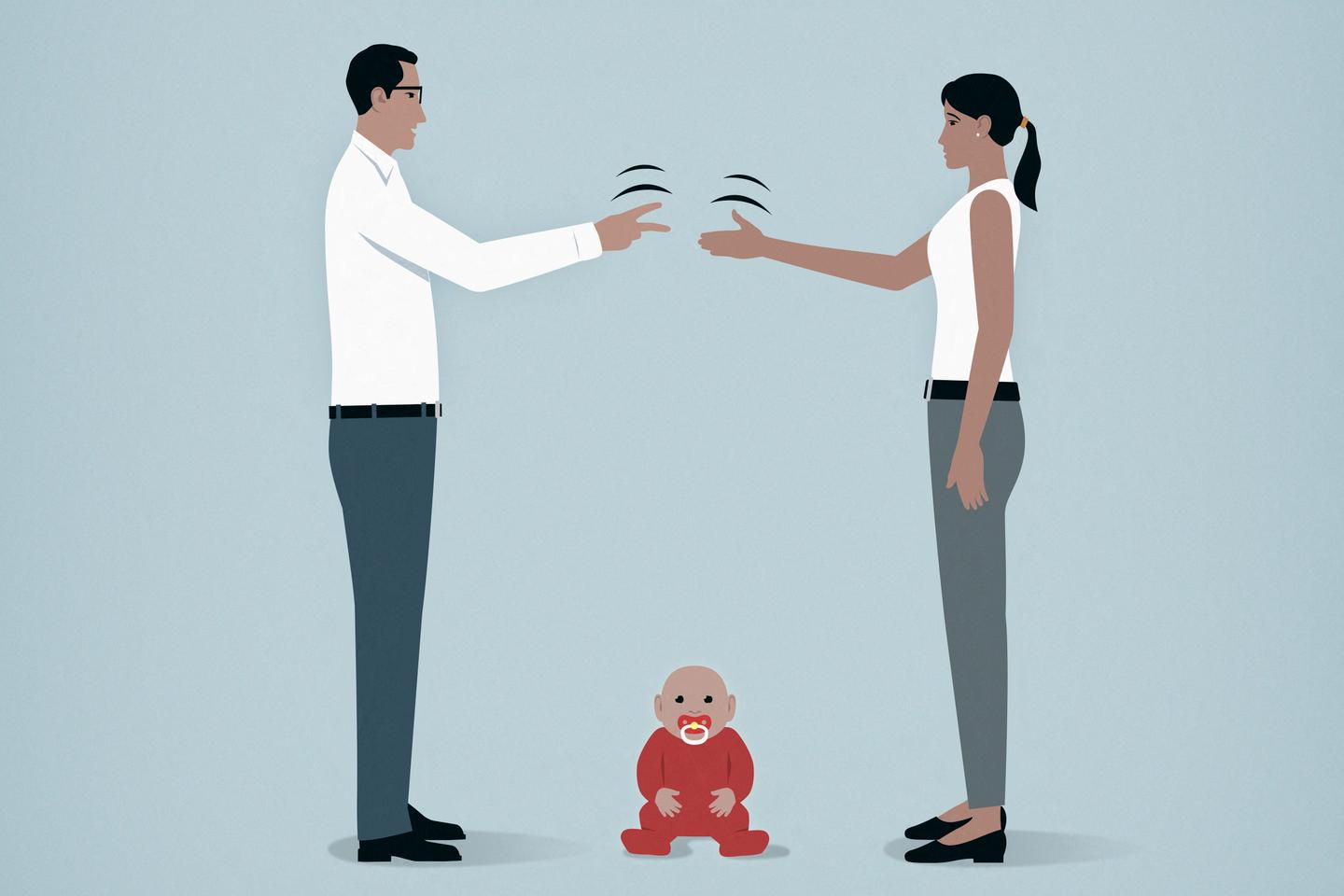 Parental separation leads to a lasting drop in children's standard of living