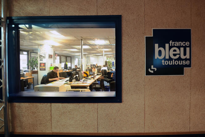 Dans la rédaction de France Bleu Toulouse, en 2011.