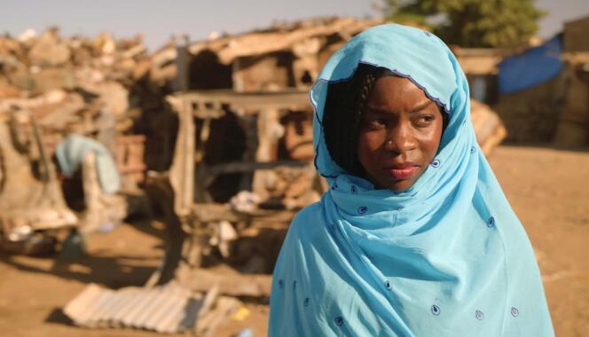 Amina (Achouackh Abakar Souleymane) dans « Lingui, les liens sacrés », de Mahamat-Saleh Haroun.