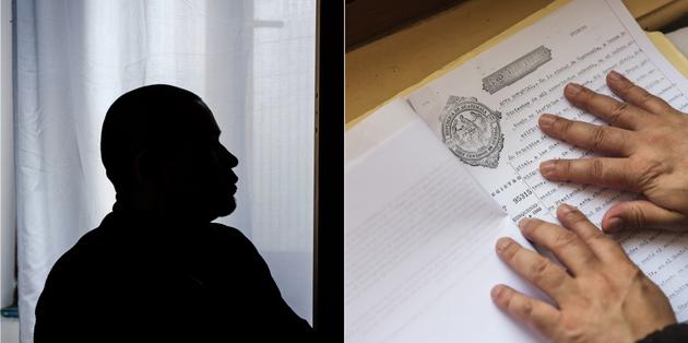 Javier M. a été adopté illégalement au Guatemala en 1981. Il vit aujourd’hui dans une ville de l’est de la France, le 22 juin 2021.