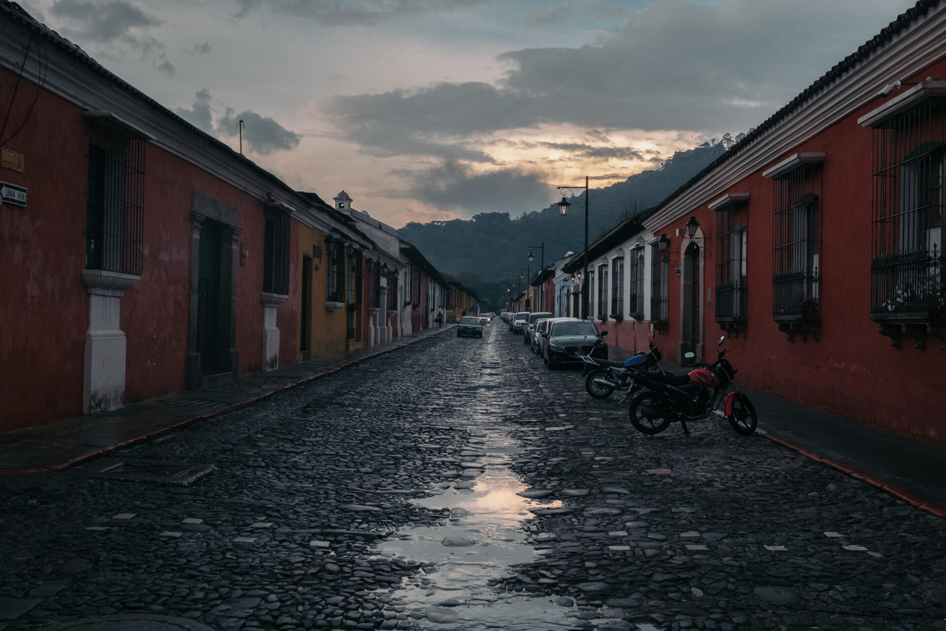 Centro de Antigua, Guatemala, 5 de junio de 2021.