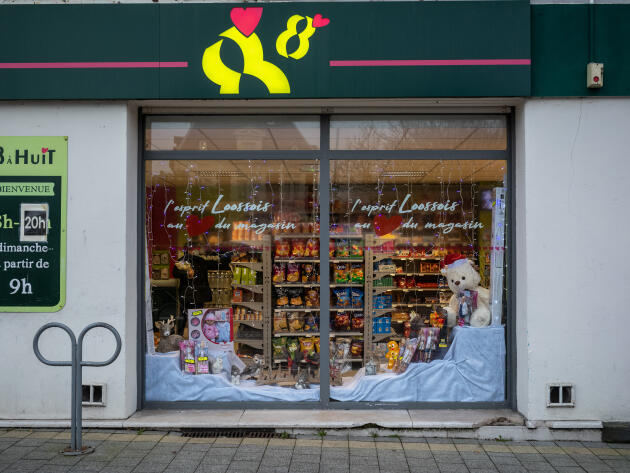 La devanture du magasin 8 à huit de Loos-en-Gohelle, le 6 décembre 2021.