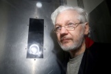 Le fondateur de WikiLeaks Julian Assange, le 13 janvier 2020 à Londres.