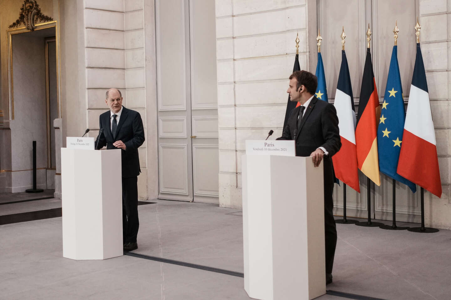 on nuclear power and the end of heat engines, disagreements persist between France and Germany