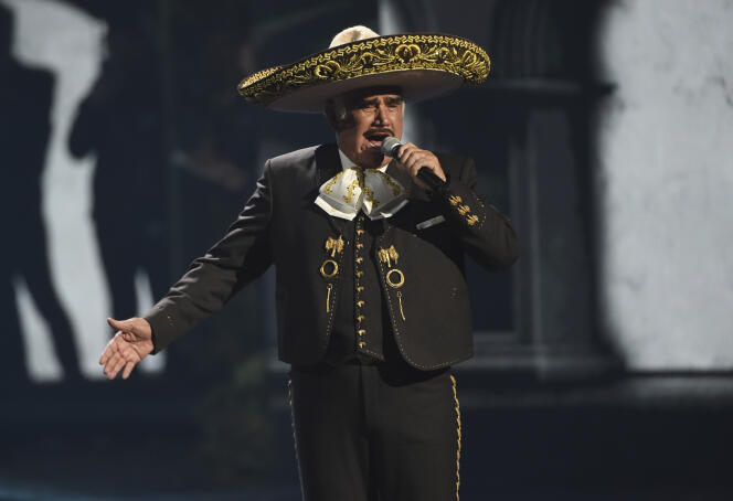 Vicente Fernandez lors des Latin Grammy Awards, le 14 novembre 2019, à las Vegas.