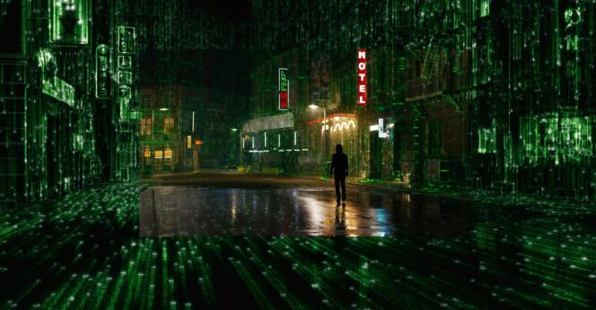 Image extraite de « Matrix Resurrections », le quatrième opus de la saga « Matrix ».