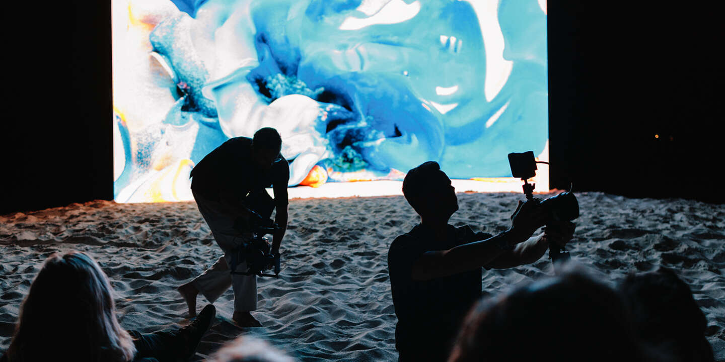 i Miami blir virtuell kunst virkelig