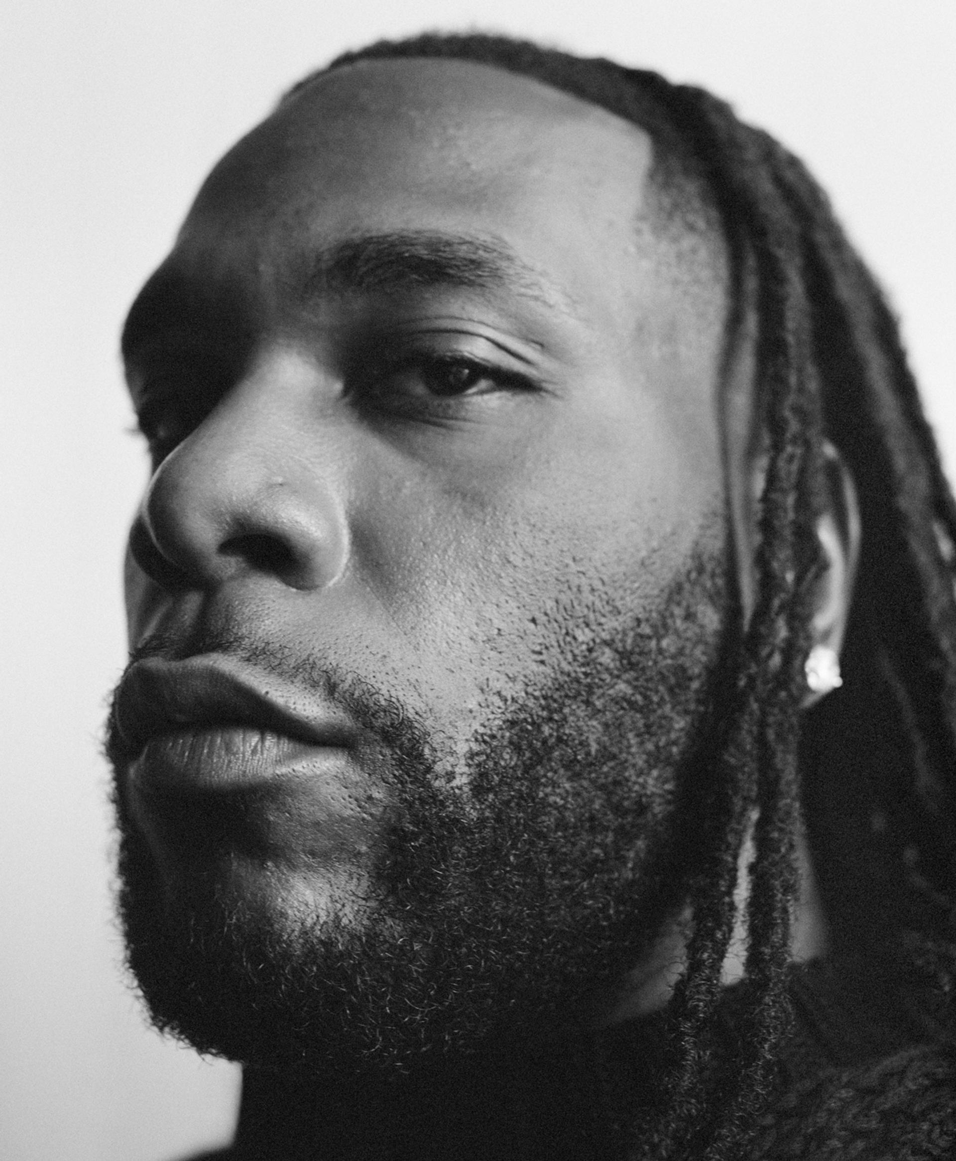 Le chanteur nigérian Burna Boy, à Londres, le 7 décembre 2021.