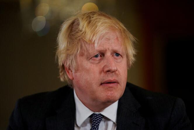 British Prime Minister Boris Johnson in a televised address Sunday December 12.