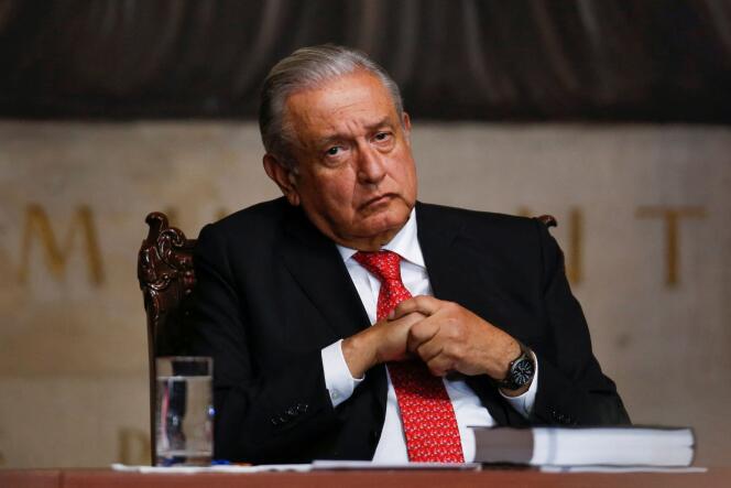 El presidente de México, Andrés Manuel López Obrador (“AMLO”), 15 de diciembre de 2021, en la Ciudad de México.