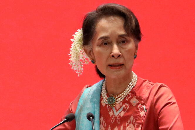 Aung San Suu Kyi, in Naypyitaw, January 28, 2019.
