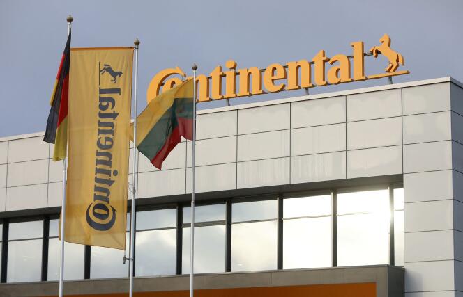 Une usine de l’équipementier Continental à Kaunas, en Lituanie, le 17 décembre 2021.