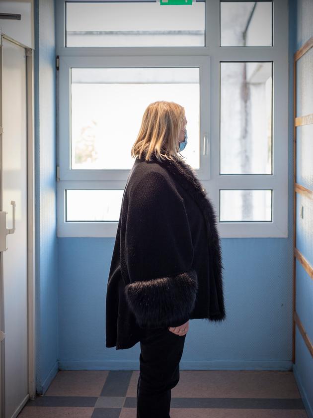 Aurore s’engage seule dans un parcours de PMA, à l’hôpital Jeanne-de-Flandre à Lille, le 8 décembre 2021.