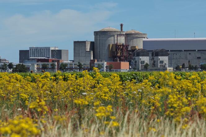 The Chinon nuclear power plant, in the territory of the municipality of Avoine (Indre-et-Loire), in July 2020.
