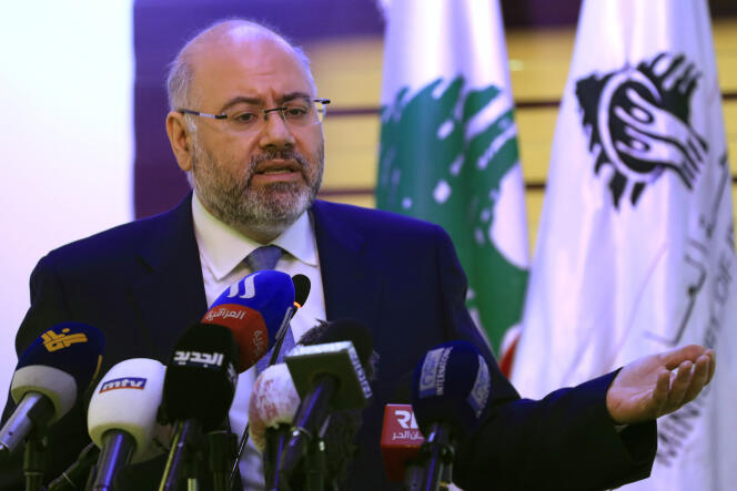 Il 26 novembre 2021, il ministro libanese della salute Firas Abyad ha tenuto una conferenza stampa a Beirut.