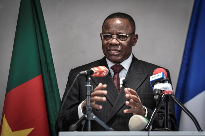 Maurice Kamto, leader du Mouvement pour la renaissance du Cameroun (MRC), à Paris, le 30 janvier 2020.