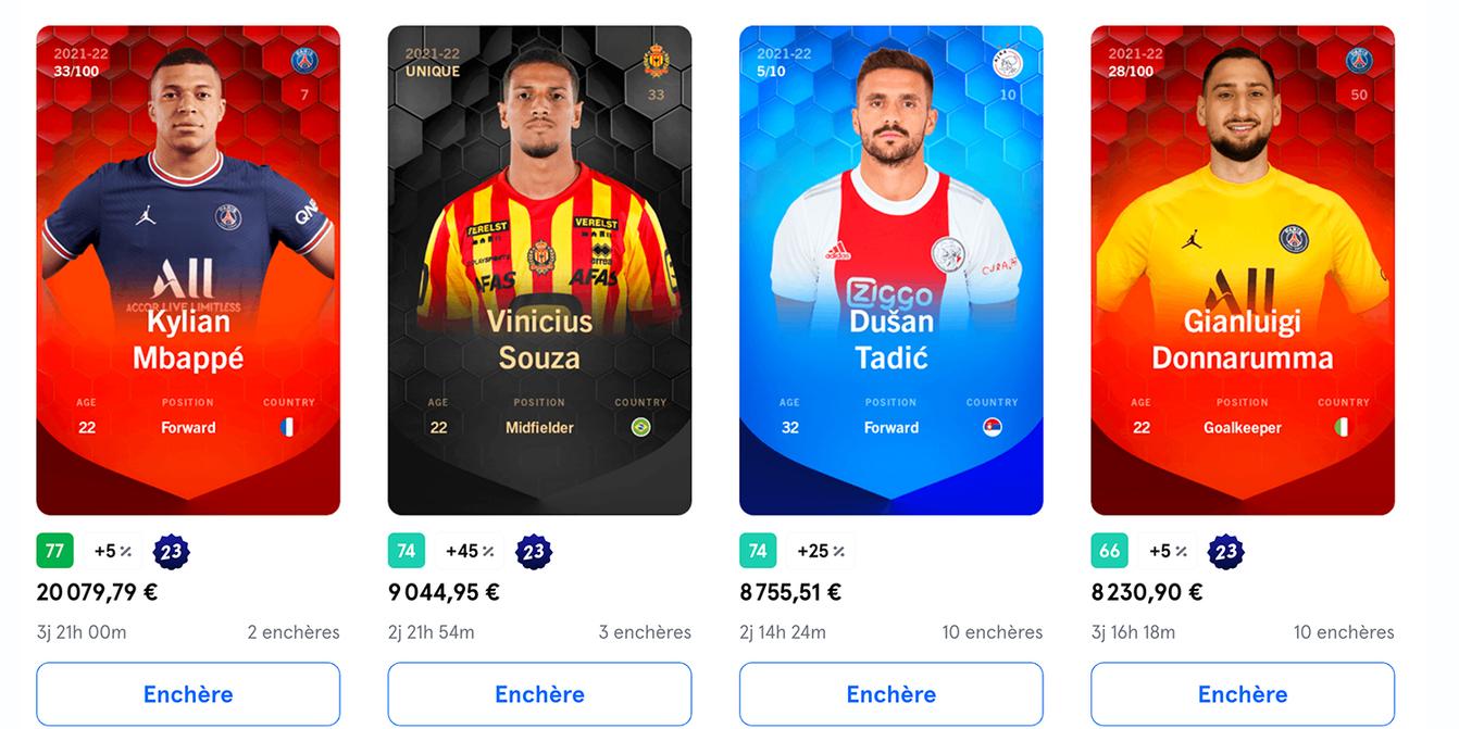 Le succès de Sorare grâce à ses vignettes numériques de footballeurs
