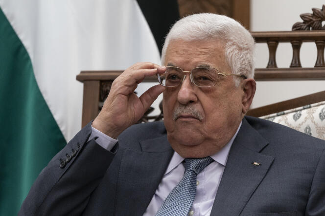 Palestinian Authority President Mahmoud Abbas in Ramallah, West Bank, May 25, 2021.