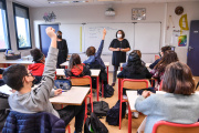 Au lycée Les Battières à Lyon (Rhône), le 15 octobre 2021.