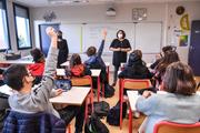 Au lycée Les Battières à Lyon (Rhône), le 15 octobre 2021.