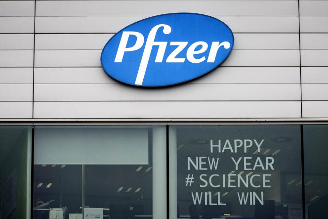 Les locaux de Pfizer, à Puurs (Belgique), le 21 décembre 2020.