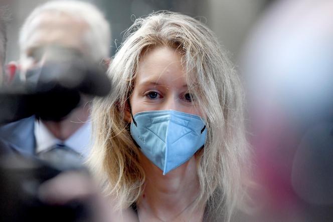 Elizabeth Holmes, upon her arrival in court in San José, California, August 31, 2021.