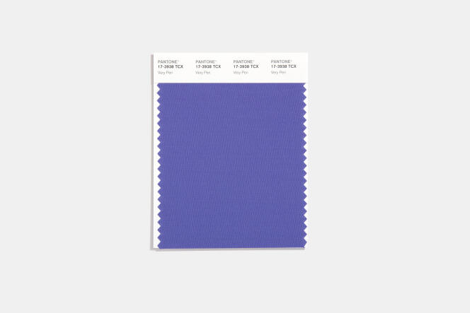 Very Peri purple, color of the year 2022 for Pantone.
