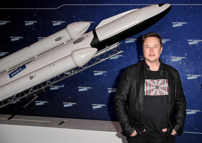 Le patron de Tesla et de Space X, Elon Musk, à Berlin, le 1er décembre 2020.