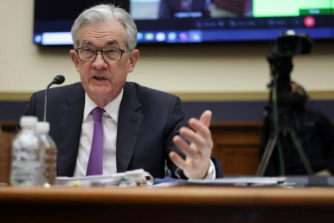 Jerome Powell, Chairman of the US Federal Reserve, on December 1, 2021 in Washington.