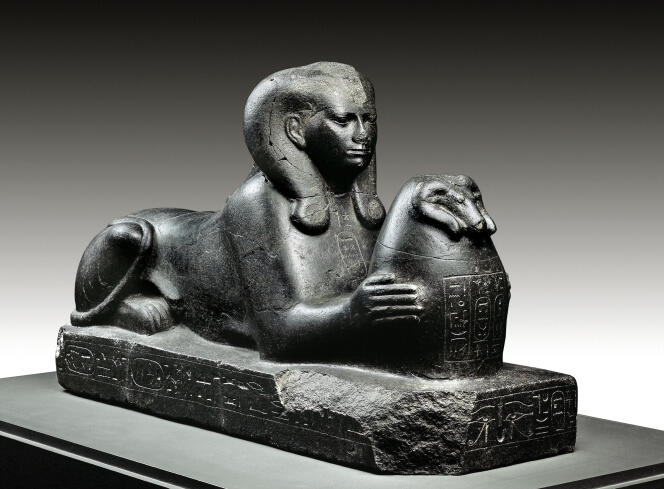 Sphinx de Chépénoupet, au Musée égyptien de Berlin.